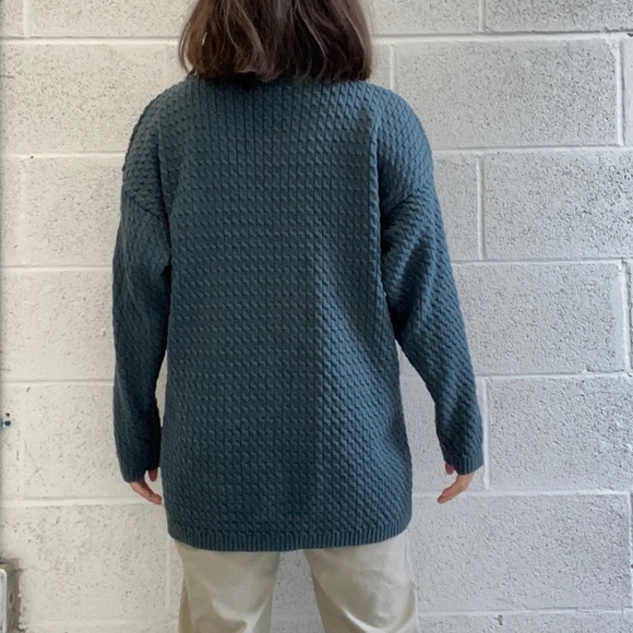 Vintage 100% Cotton Knit Turtleneck - Picture 4 of 4